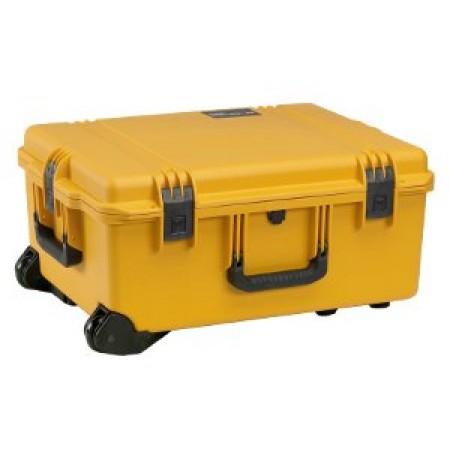 PELICAN STORM CASE/Gray with foam, internal size 22x17x8, two press and pull latches, soft grip handle, vortex valve, watertight iM2700-10001