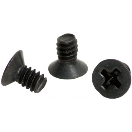 PHILLIPS FLAT HEAD SCREW/Black brass, 6-32, 1/4 24693BB24 pack of 1000