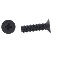 Phillips Flat Head Screw/Black brass, 8-32, 5/8 MS24693BB51 pack of 100