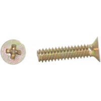 Phillips Flat Head Screw/Carbon steel plated, 4-40, 1/2 MS24693S6 pack of 100
