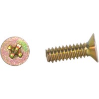 Phillips Flat Head Screw/Carbon steel plated, 4-40, 3/8 MS24693S4 pack of 100