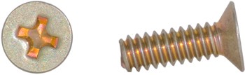 Phillips Flat Head Screw/Carbon steel plated, 6-32, 7/16 MS24693S27 pack of 100
