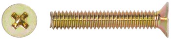 Phillips Flat Head Screw/Carbon steel plated, 8-32, 1 MS24693-S54 pack of 100