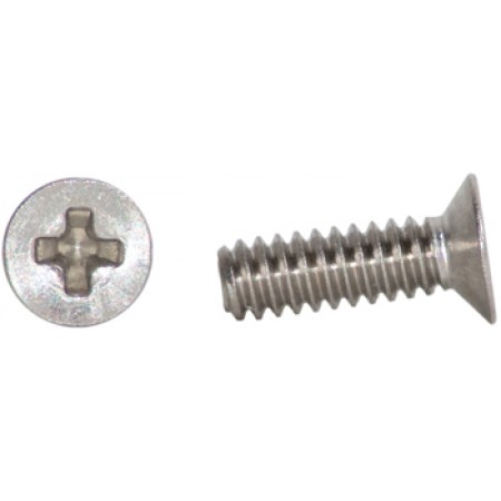 PHILLIPS FLAT HEAD SCREW/Stainless steel, 4-40, 3/8 MS24693C4 pack of 100