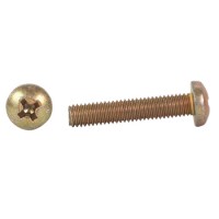 Phillips Pan Head Screw/Carbon steel, Cadmium plated, 10-32, 1/2 MS35207-263 pack of 100