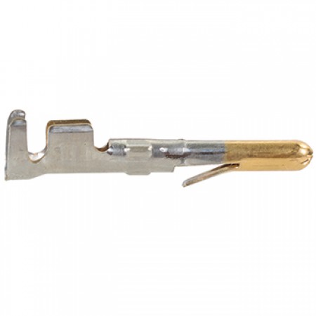 PIN/Male, 250V, MATE-N-LOK series. Brass material. For use with 20-14 gauge wire. ROHS compliant. 60620-5 pack of 100