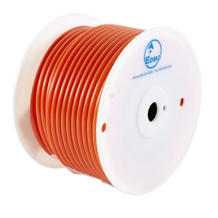 POLY FLO TUBING/1/4 inch tube outside diameter, wall thickness .040 inch, Color: Orange. 44P-O pack of 100