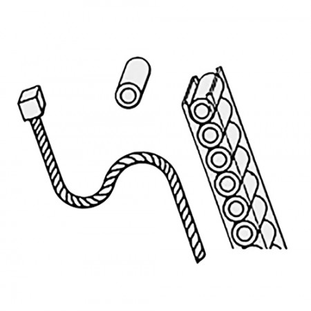Safe T Cable Kit/.020 x 12, package of 50 C10-112PKG