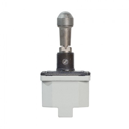 TOGGLE SWITCH/4PDT (4 pole double throw), ON-OFF-ON, panel mount, screw terminals, environmentally sealed.  8505K12