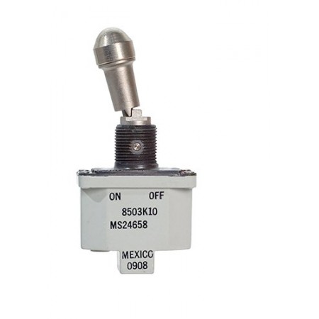 TOGGLE SWITCH/SPST (single pole single throw), ON-NONE-OFF, screw terminals, environmentally sealed.  8503K10