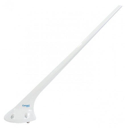 VHF WAAS GPS COMBO ANTENNA/TNC Connector and BNC Connector, 26.5 dB Gain, 4 Hole Mount & a White Finish.  CI 2580-200