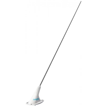 VHF WHIP ANTENNA/BNC Female Connector, 118-137 MHz, 50 Ohms, 50 Watts, Airspeed 250 Knots, 3 Hole Mount & a White Finish.  CI 292-1