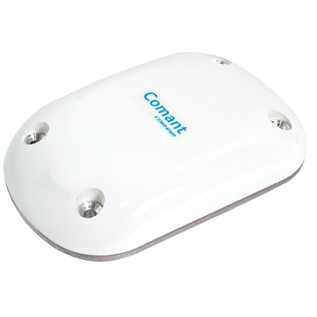 WAAS GPS XM COMBO ANTENNA/TNC/blue and TNC/red Connector (female), 26.5 dB Gain, Color: glossy white, Shape: oval CI 428-410