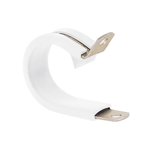 Wedged Cable Clamp, 3/4. Color:white. 21919wch12 pack of 100