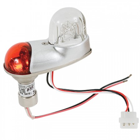 WINGTIP POSITION LIGHT/RED/14V. With anti-collision and foward position lights (lamp is 26 watts). 2.4 x 4 x 1.7 01-0770054-02