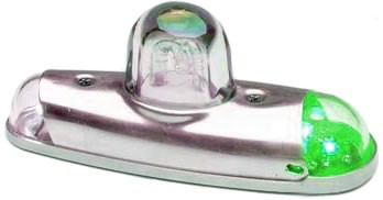 LED Position Strobe Light Assembly/Green, 28 V  01-0790340-03