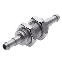 4mm Barbed Bulkhead Connector, for 6mm Hose, by Festo FES SCN-PK-4