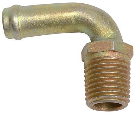 90 Degree Elbow Fitting, 1/4 inch NPT x 3/8 inch Hose Ra 1K1-4-6