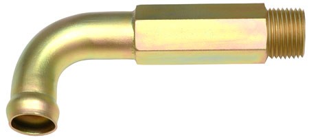 90 Degree Elbow Fitting, 2.5 inch, 3/8 inch NPT x 5/8 Hose St 53B423-005