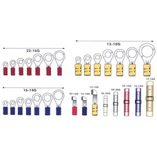 Amp Butt Splice, Gold 26-22 awg Amp 323994