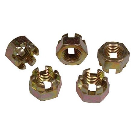 Cadmium Plated Steel Castle Nut, 10-32 Hd AN310-3 Cadmium Plated Steel Castle Nut, 10-32 Hd AN310-3