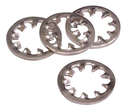 Internal Tooth Stainless Steel Lock Washer, 1/4 inch, 50 pack Hd MS35333-74-50
