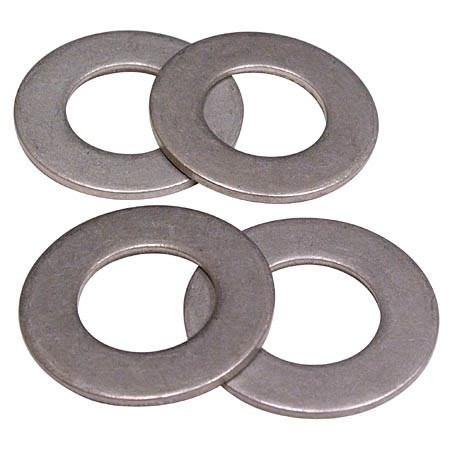 Standard Thickness Stainless Steel Flat Washer, 3/8 inch, 100 pack HD AN960C-616-100