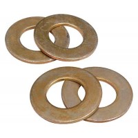 Half Thickness Cad-plate Steel Flat Washer, No. 6, 100 pack Hd AN960-6L-100