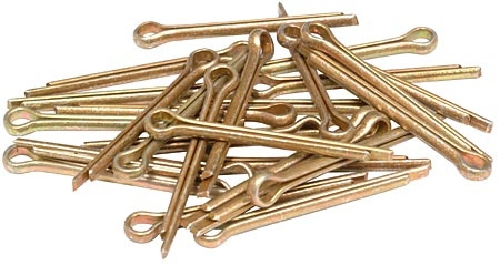 Steel Cotter Pin, 5/64 inch x 3/4 inch, Commonly used for 1/2 Bolts, 100 pack Hd MS24665-210-100