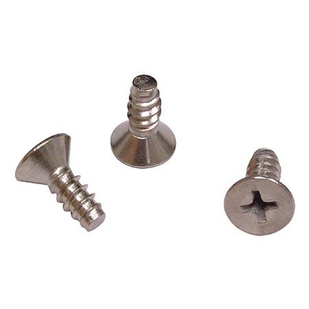 Phillips Flat Head 100 Type inchB inch Blunt Stainless Sheet Metal Screw, No. 6 Hd 6RX-FBS Phillips Flat Head 100 Type inchB inch Blunt Stainless Sheet Metal Screw, No. 6 Hd 6RX-FBS