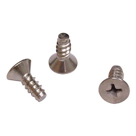 Phillips Flat Head 100 Type  inchB inch Blunt Stainless Sheet Metal Screw, 6x1/2, 100 pack Hd 6RX12FBS-100