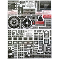 Interior Placard Kit Cessna, 170, 172, 175 Mdy CIK-002