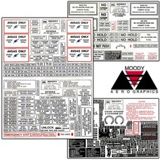 Exterior Placard Kit Beechcraft, King Air 90, 100 Mdy BEK-008