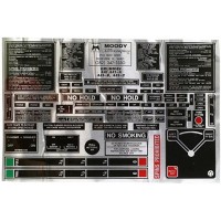 Interior Placard Kit Grumman, AA1, AA1A, AA1B, AA1C Mdy GIK-001
