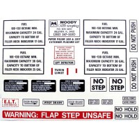 Exterior Placard Kit Piper, PA28-200, -201T Mdy PEK-004