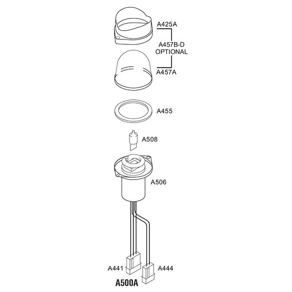 A455 Gasket, for A500 Strobe Assembly Whl A455