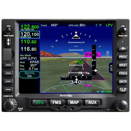 AeroNav 910 5.7 inch FMS/GPS/NAV/COM Navigator BK 89000040-003