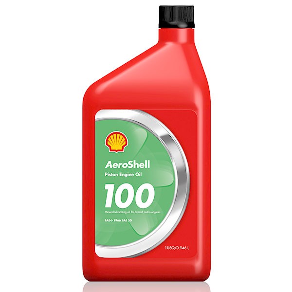 Aeroshell 100 Mineral Engine Oil, Qt Oil 100 Mineral