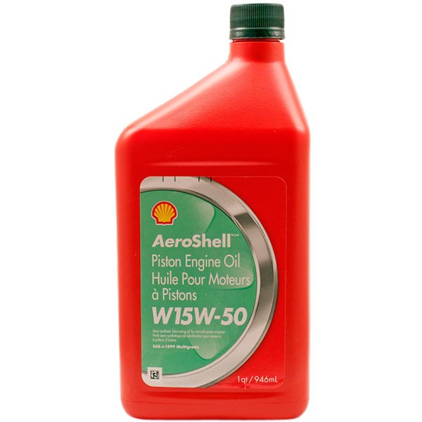 Aeroshell 15W-50 Multigrade Engine Oil, 6 Pack Oil 15-50 C