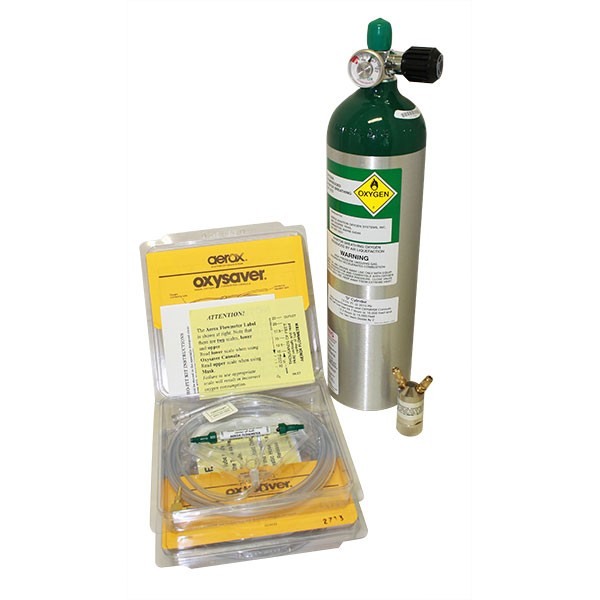 Aerox Oxygen System 1D - 13 Cubic Feet Cylinder 1D-500