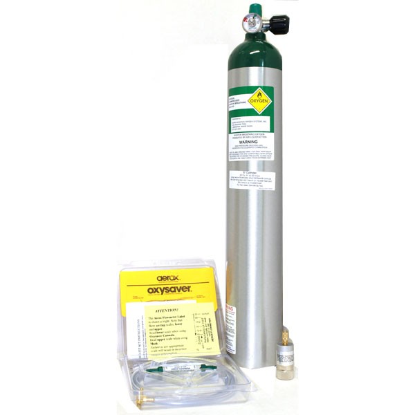 Aerox Oxygen System 2E - 22 Cubic Feet Cylinder 500R2E