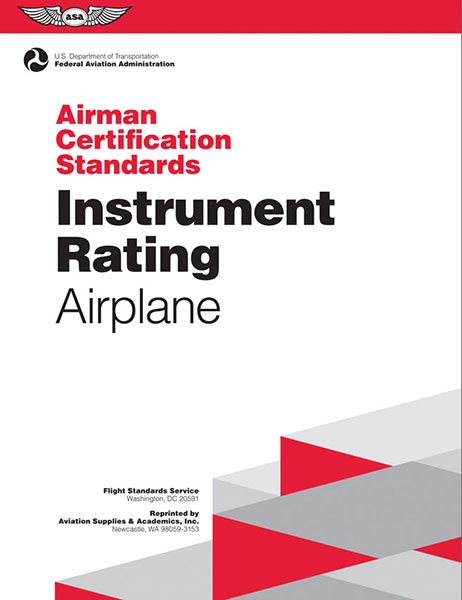 Airman Certification Standards: Instrument Rating (Airplane) ASA ACS-8