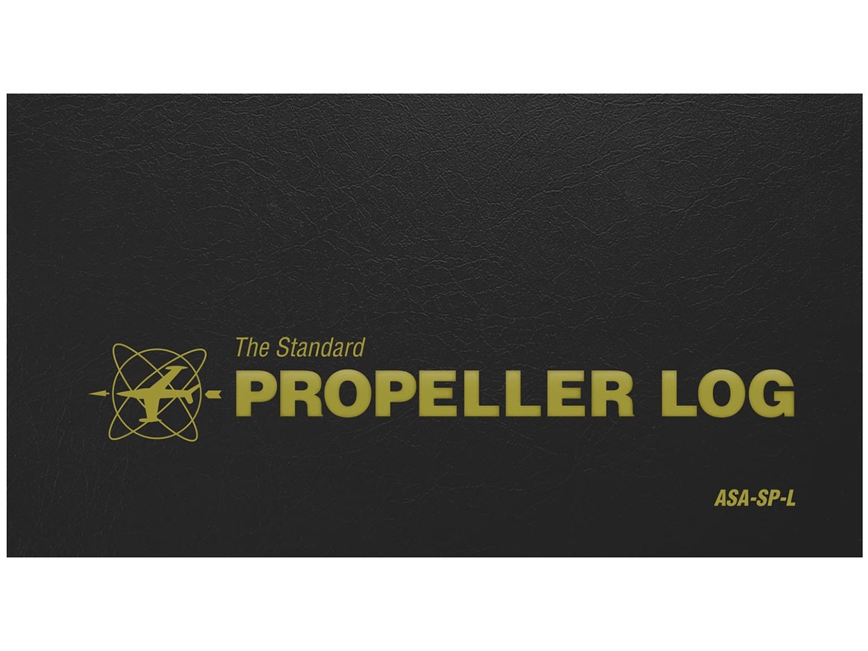 Asa Logbook, Propeller Log, Black Softcover Asa Sp-L