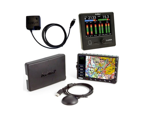 AVMAP EKPV EFIS PLUS EMS KIT FOR ROTAX P1MK3705AM
