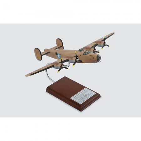 B-24D PLOESTI RAID SIGNED BY WALTER STEWART MODEL AB24PRSS