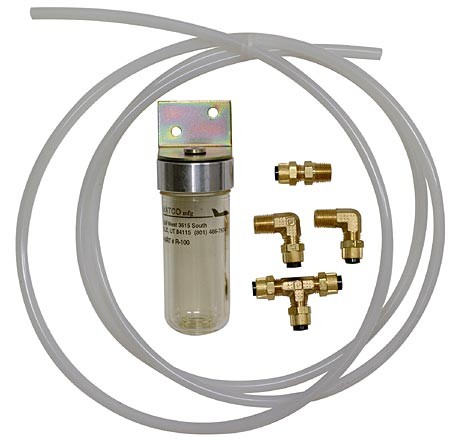 Brake Hydraulic Fluid Reservoir, with 6 inch line and fittings Mat R100 Kit