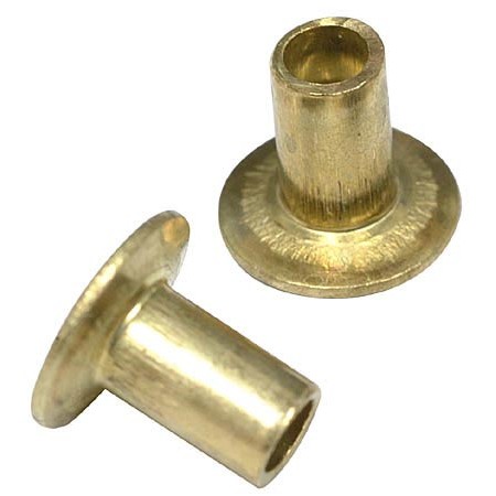 Brass Rivet for Riveted Brake Linings, 105-00200 CLD RIVET