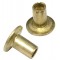 Brass Rivet, for riveted Brake Linings, Countersunk Head 9/32 inch Long, 100 pc, (RA105-002) RA RIVET-100