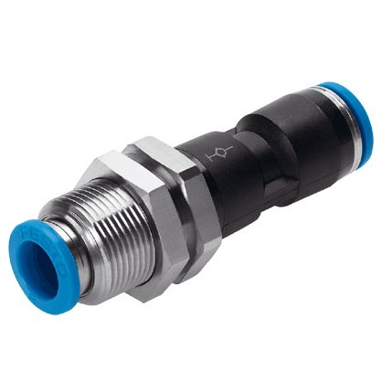 Bulkhead Fitting Check Valve, 4mm, by Festo Fes QSSK-4