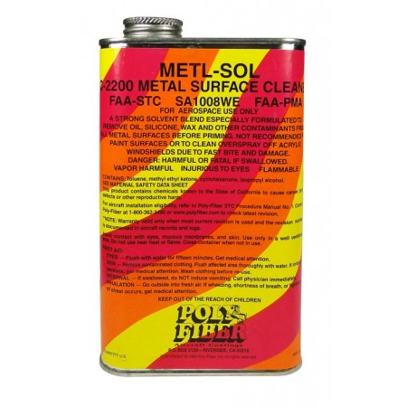 C-2200 METL SOL CLEANER QUART 7-22003